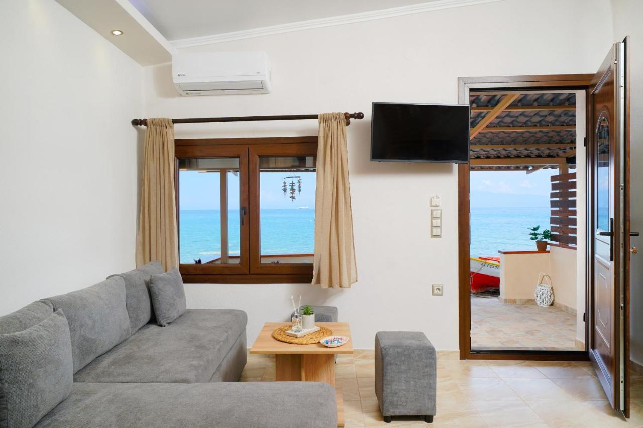 To Kyma - Seafront House Villa Skala Kallirakhis Bagian luar foto